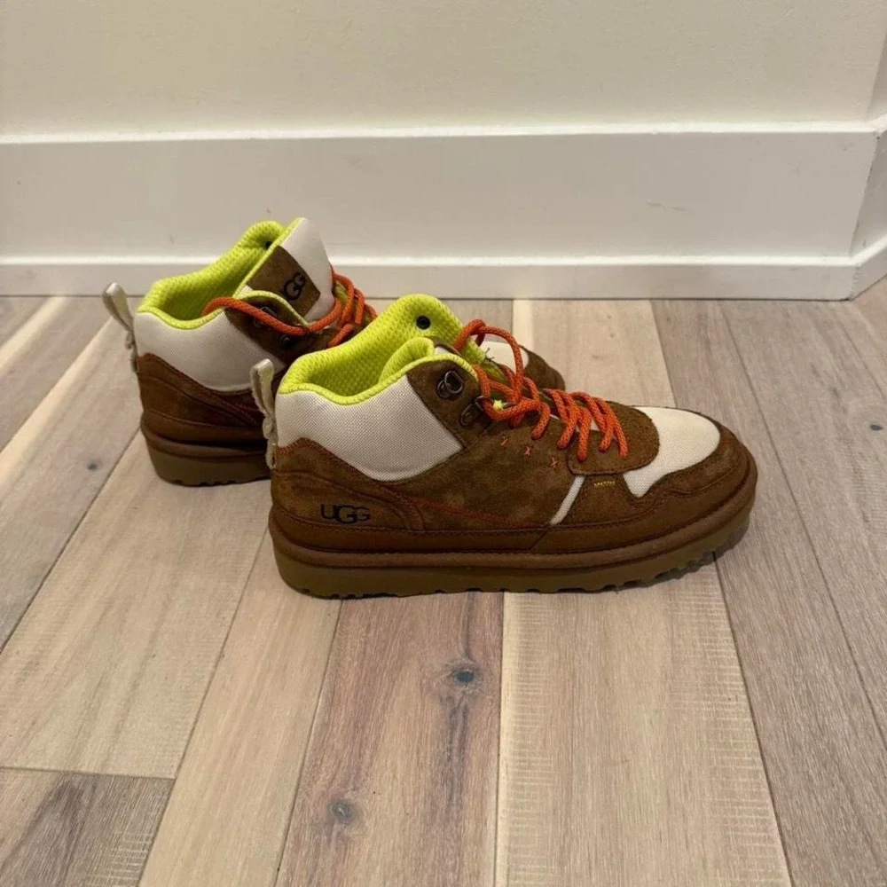 UGG brown & white boots, Size US 9.5 #shearling #boots - Picture 3 of 8